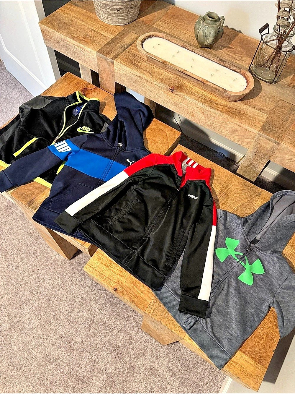 Boy’s Athletic Full-Zip Sweatshirt Bundle Size 4-5T